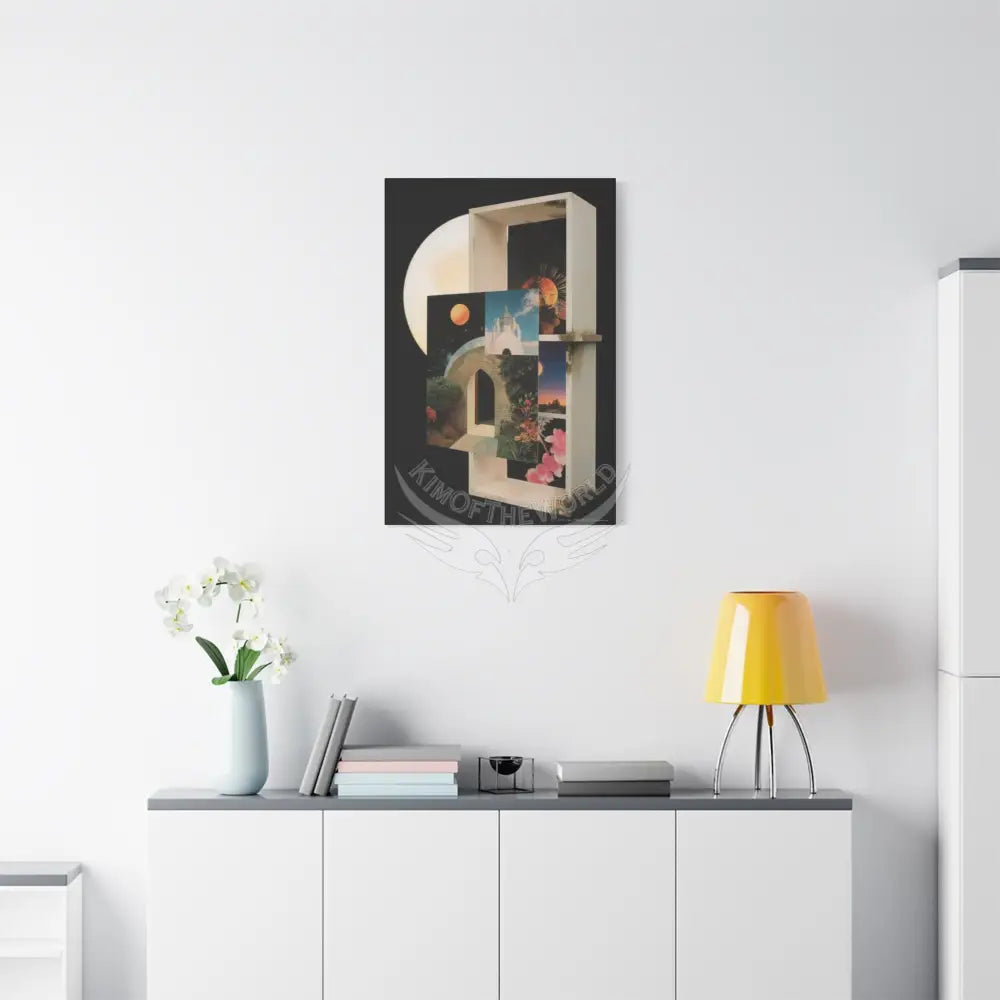 3D Block Canvas Print — Dimensional Wall Art Canvas