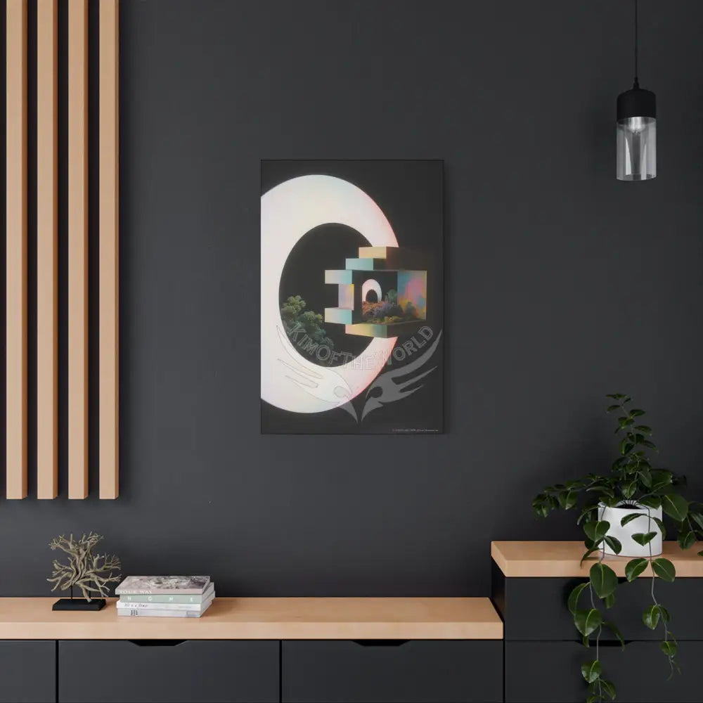 3D Block Multiverse Canvas Print — Dimensional Wall Art Canvas