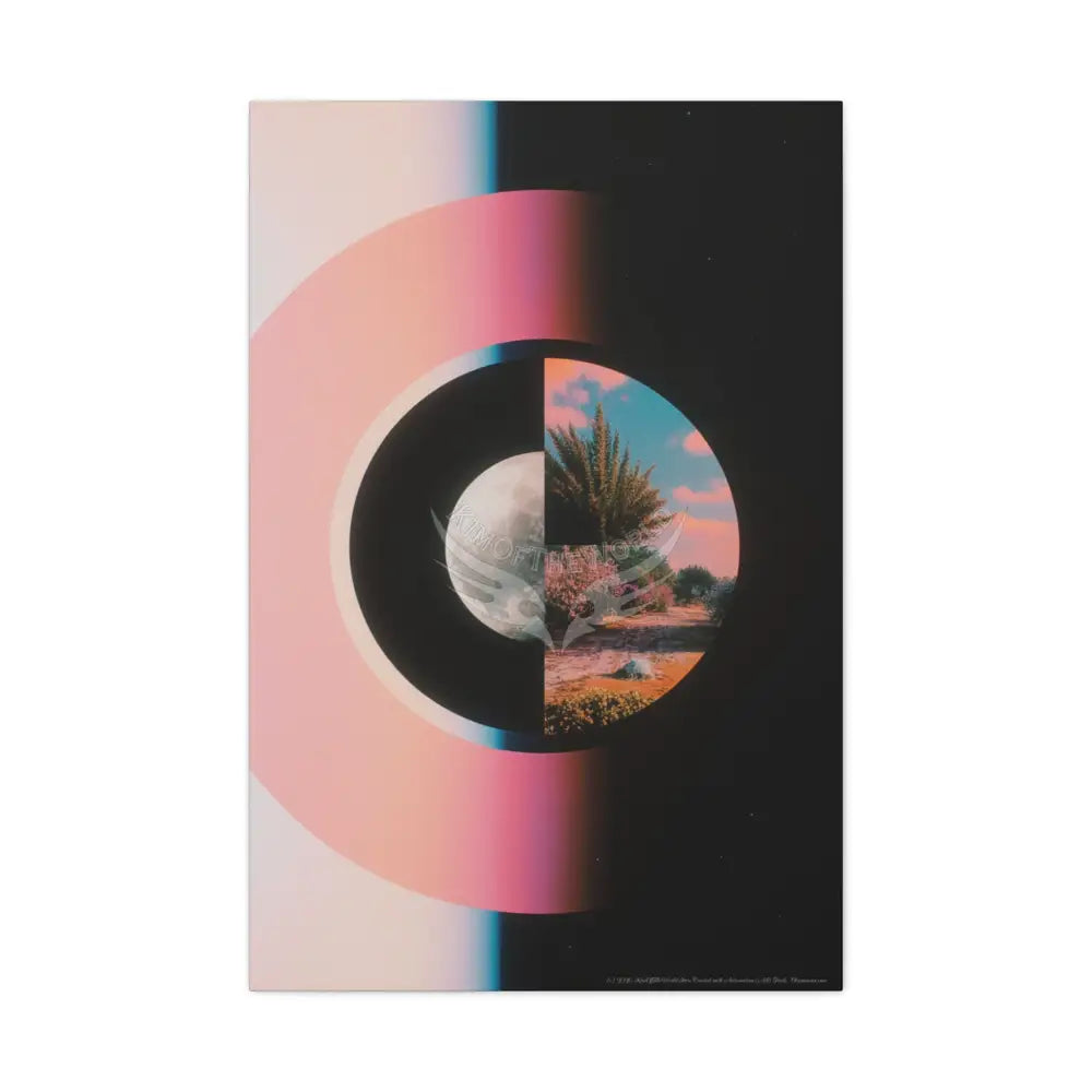 3D Block Multiverse Canvas Print — Dimensional Wall Art 24’’ x 36’’ (Vertical) / 1.25’’ Canvas