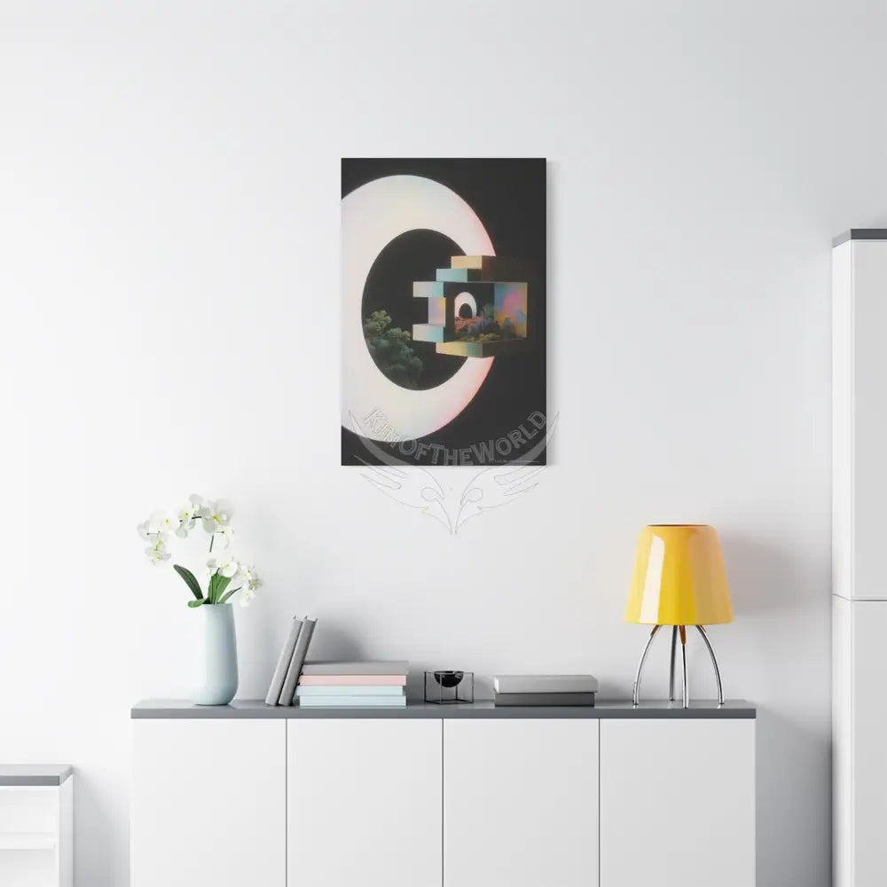 3D Block Multiverse Canvas Print — Dimensional Wall Art Canvas