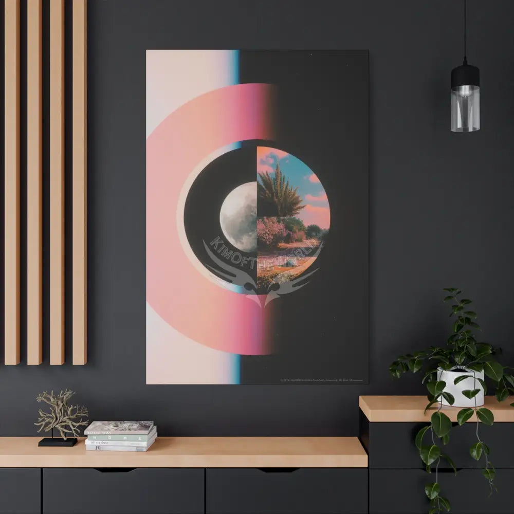 3D Block Multiverse Canvas Print — Dimensional Wall Art Canvas