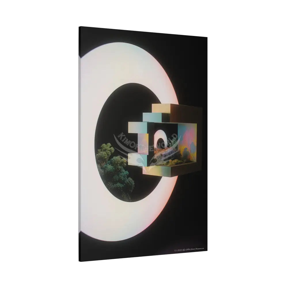 3D Block Multiverse Canvas Print — Dimensional Wall Art Canvas
