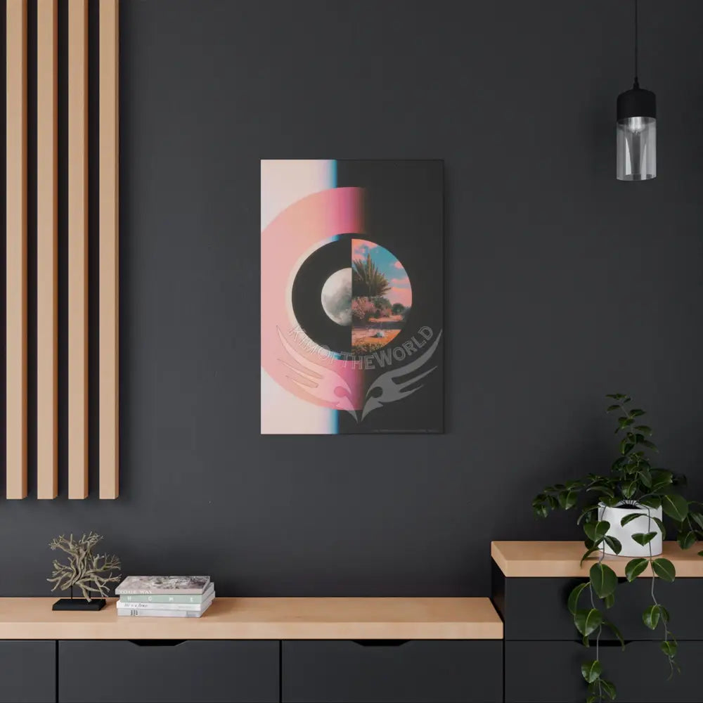 3D Block Multiverse Canvas Print — Dimensional Wall Art Canvas