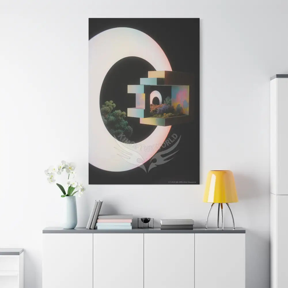3D Block Multiverse Canvas Print — Dimensional Wall Art Canvas