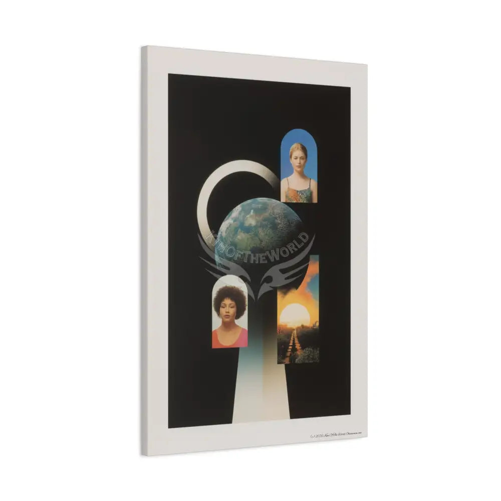 3D Block Multiverse Canvas Print — Dimensional Wall Art Canvas