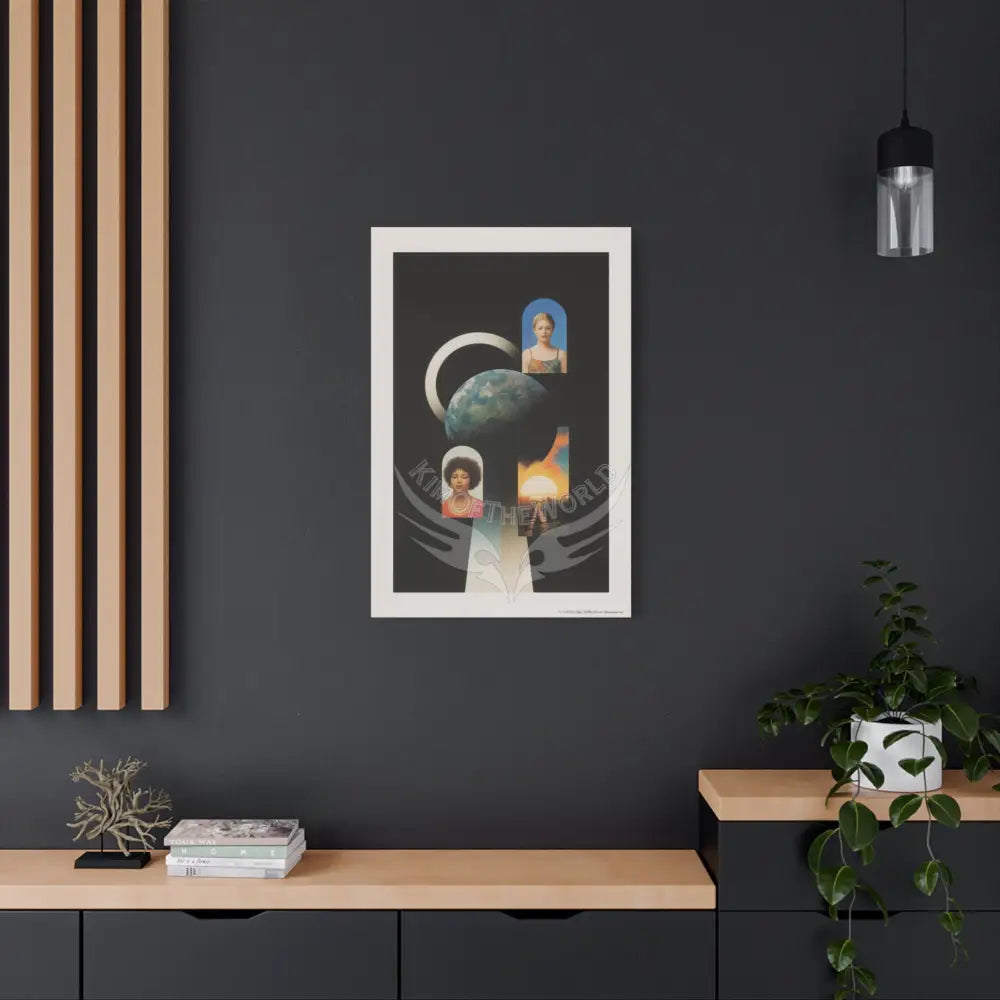 3D Block Multiverse Canvas Print — Dimensional Wall Art Canvas