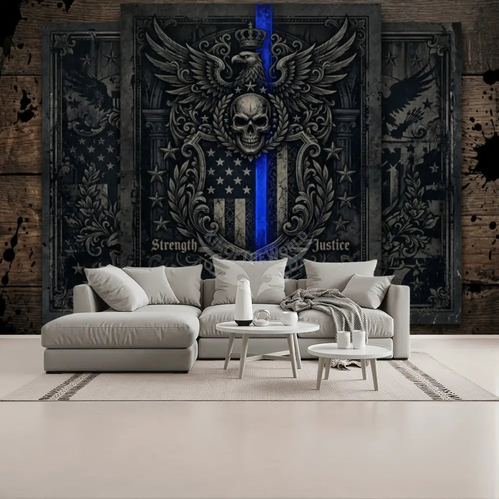 3D Blue and Green Celtic Design Unpasted Mural Wallpaper 144’’x100’’ 144’’x100’’ Wall Coverings