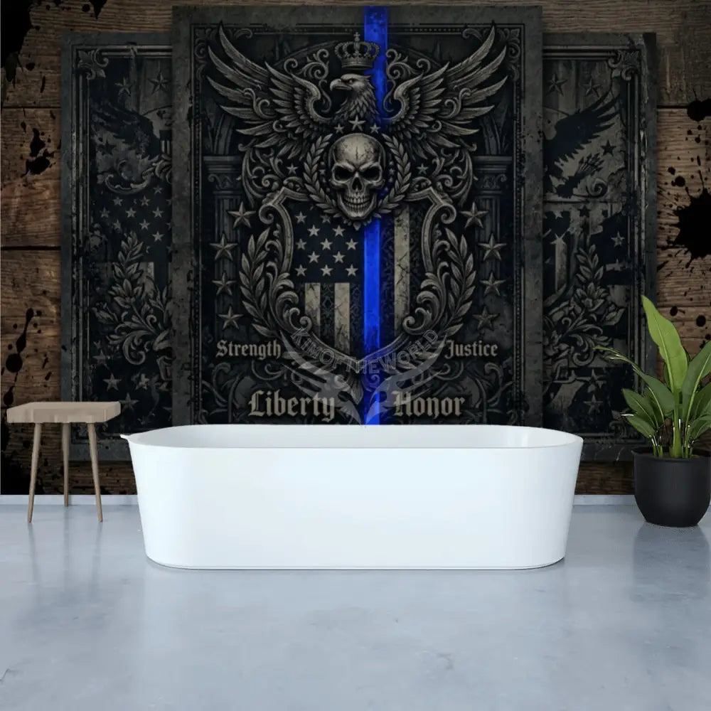 3D Blue and Green Celtic Design Unpasted Mural Wallpaper 144’’x100’’ 144’’x100’’ Wall Coverings
