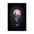 3D Break Out ’!’ Exclamation Point Window to Fantasy Goth Landscape Poster — Colorful Rolled Art Print 20″ x 30″