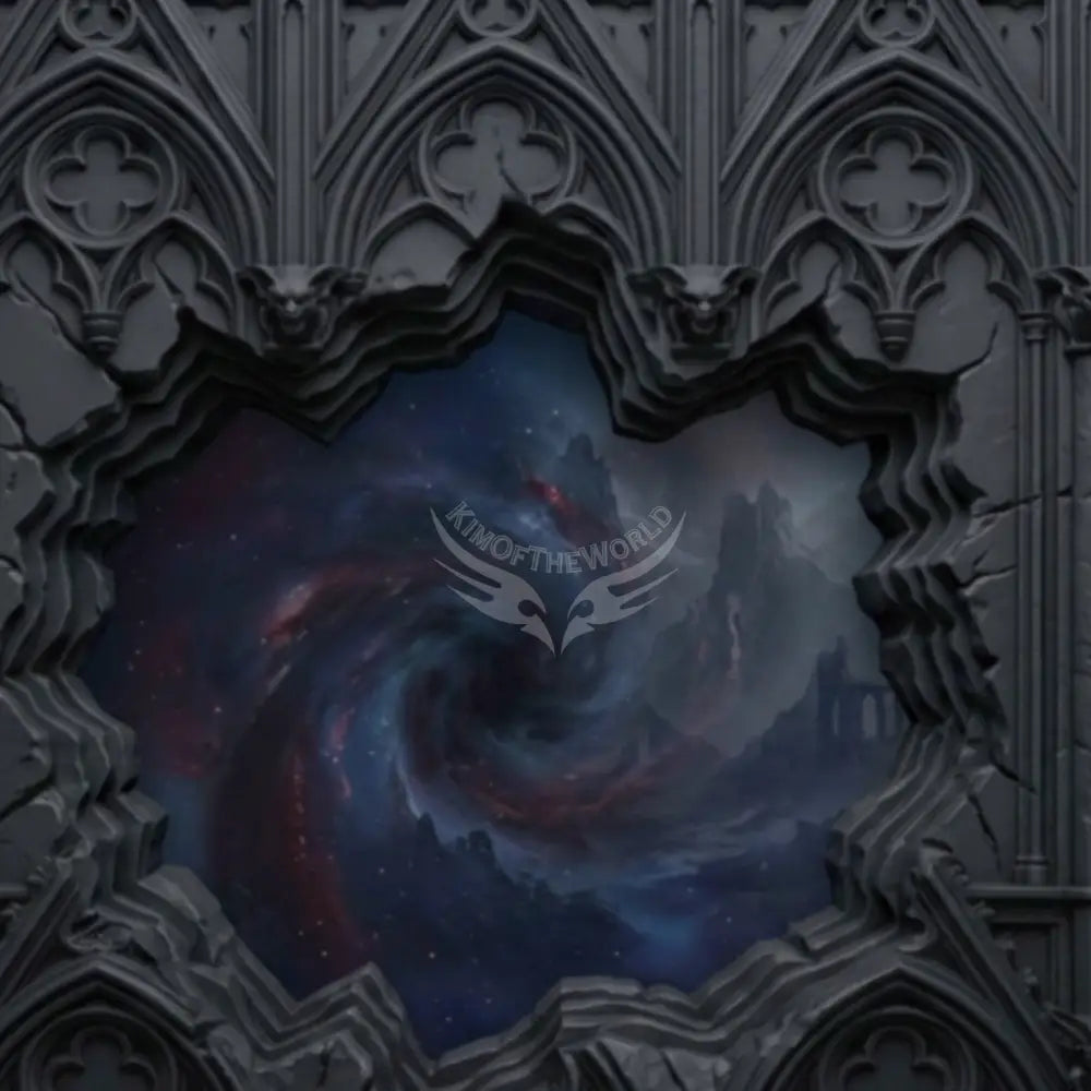 3D Dark Gothic Cosmic Unpasted Mural Wallpaper 144’’x100’’ 144’’x100’’ Wall Coverings
