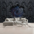 3D Dark Gothic Cosmic Unpasted Mural Wallpaper 144’’x100’’ 144’’x100’’ Wall Coverings