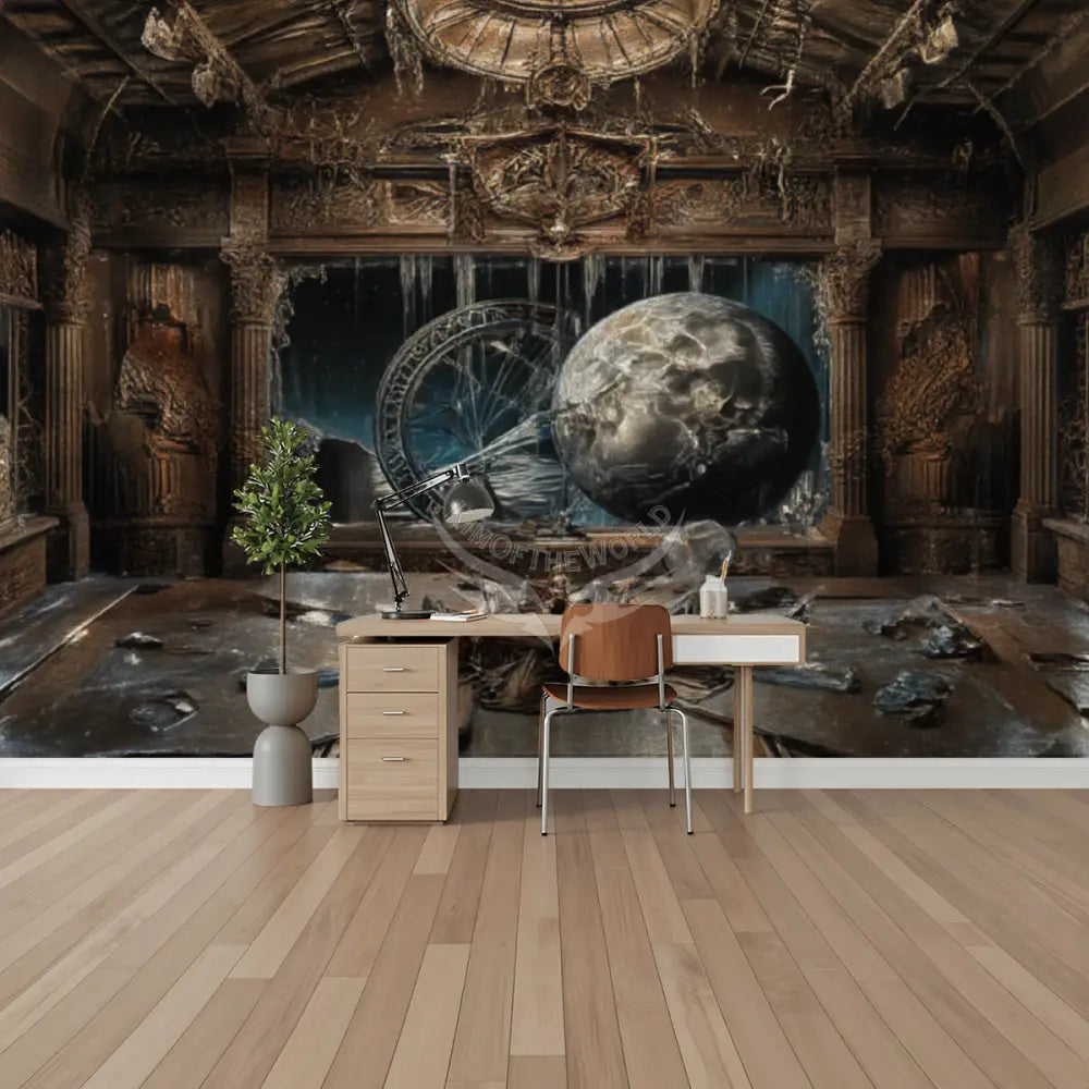 3D Dark Gothic Unpasted Mural Wallpaper 144’’x100’’ 144’’x100’’ Wall Coverings
