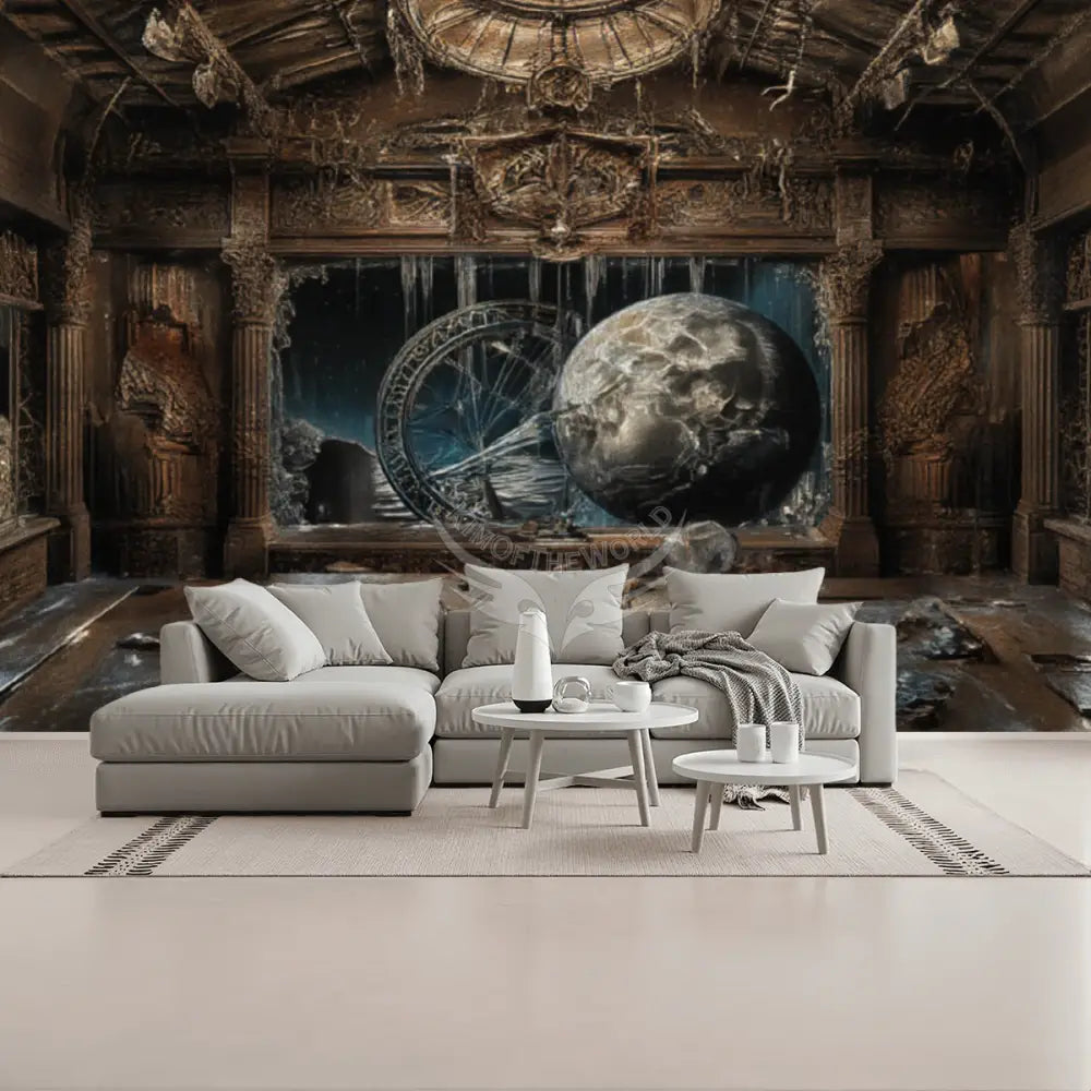 3D Dark Gothic Unpasted Mural Wallpaper 144’’x100’’ 144’’x100’’ Wall Coverings