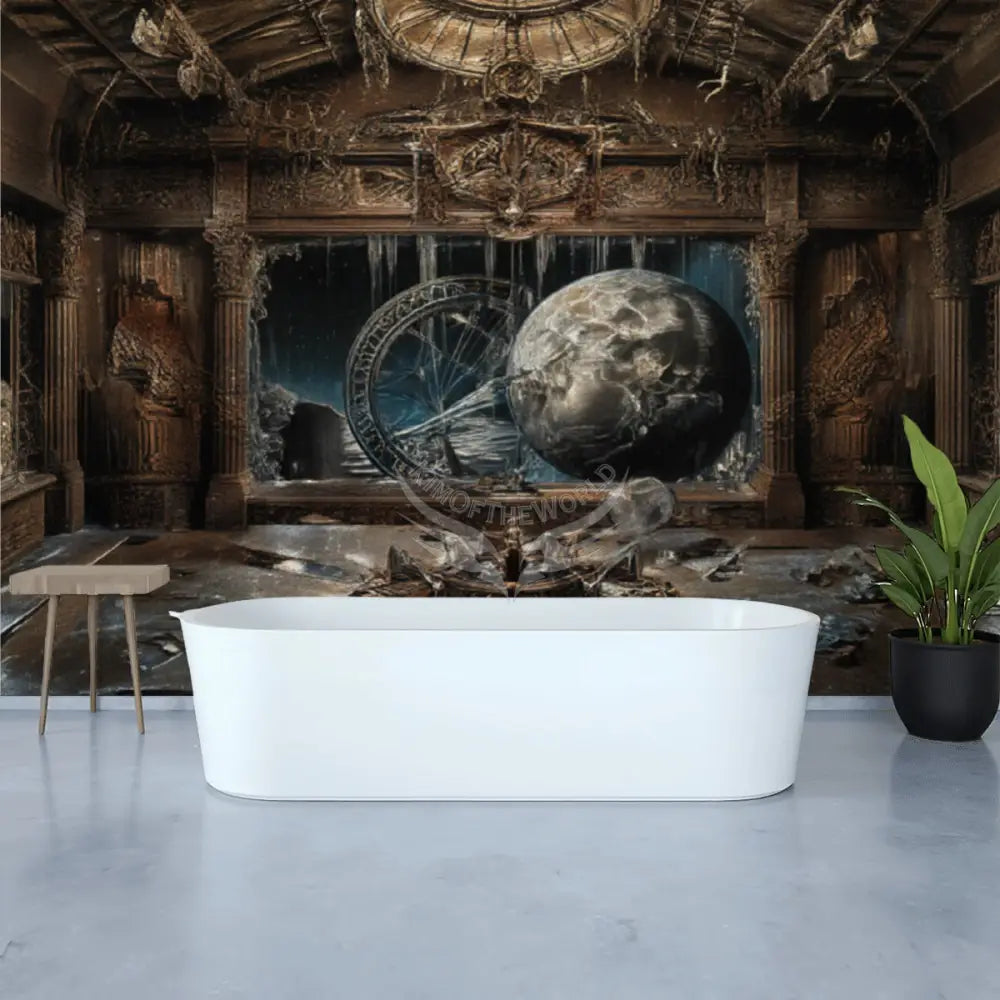 3D Dark Gothic Unpasted Mural Wallpaper 144’’x100’’ 144’’x100’’ Wall Coverings