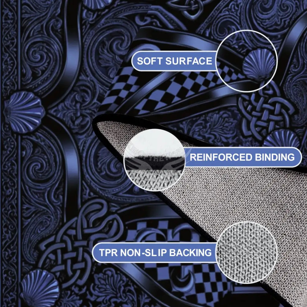 3D Deep Blue Wonderland Large Area Rug Floor Carpet 10x8 - 120’’x96’’ - Rugs & Mats