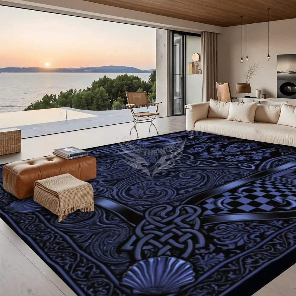 3D Deep Blue Wonderland Large Area Rug Floor Carpet 10x8 - 120’’x96’’ - Rugs & Mats