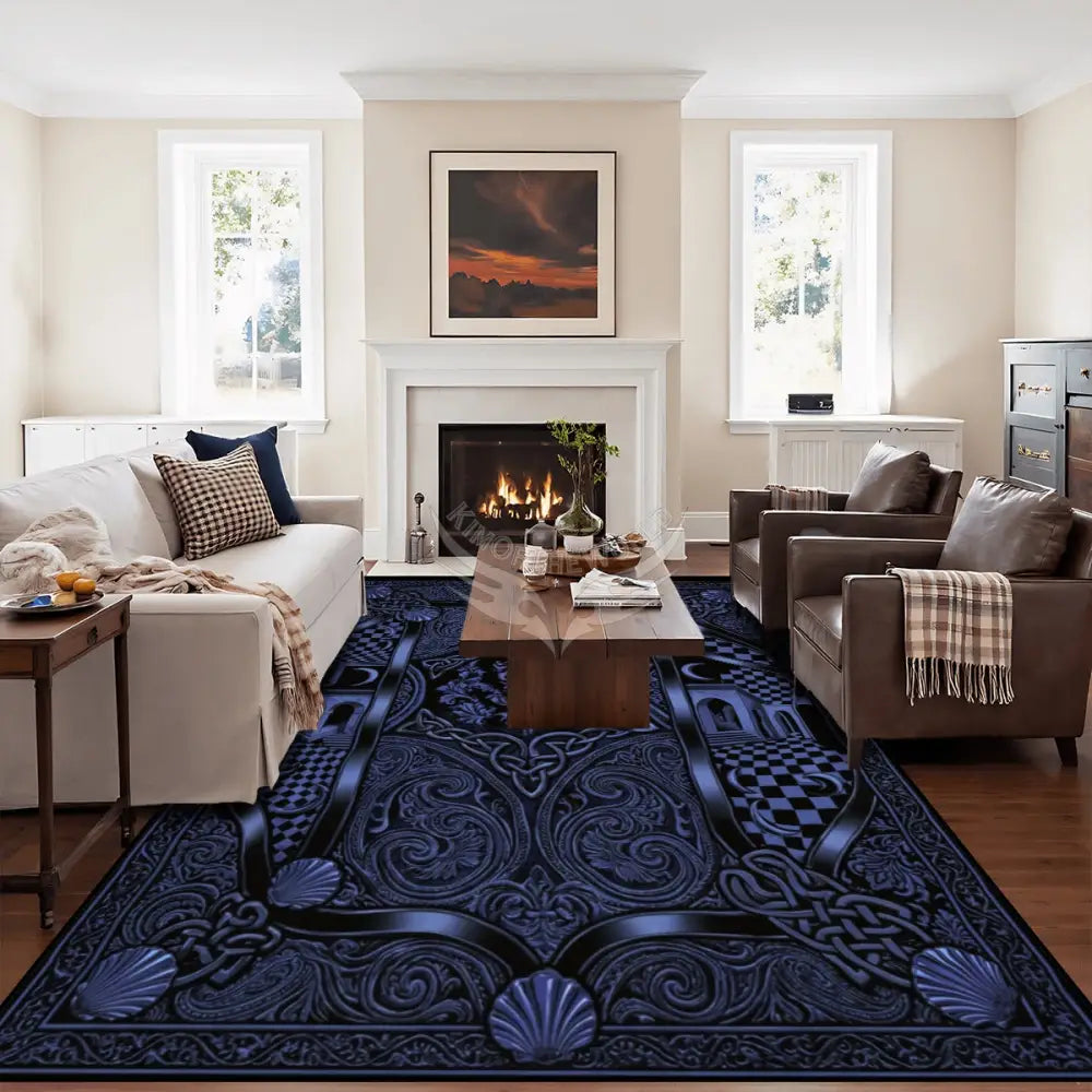 3D Deep Blue Wonderland Large Area Rug Floor Carpet 10x8 - 120’’x96’’ - Rugs & Mats