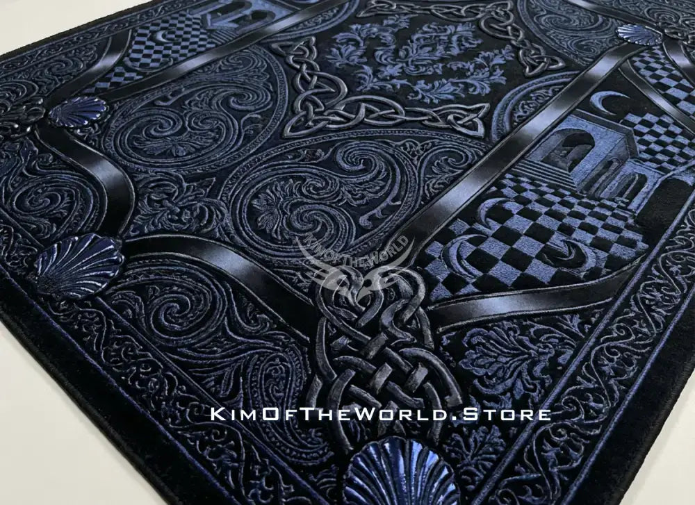 3D Deep Royal Navy Wonderland 8x5 Area Rug Floor Carpet 8x5.3 - 96’’x64’’ - Rugs & Mats
