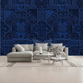 3D Deep Royal Celtic Unpasted Mural Wallpaper 144’’x100’’ 144’’x100’’ Wall Coverings
