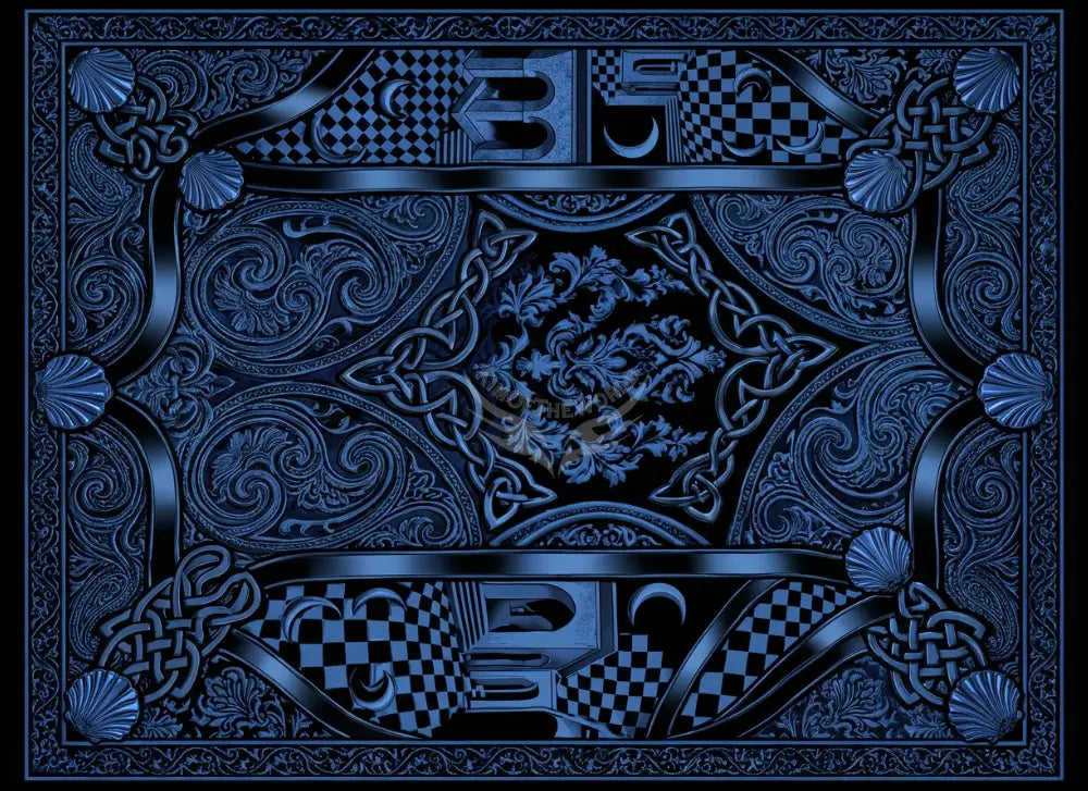 3D Deep Royal Navy Wonderland 8x5 Area Rug Floor Carpet 8x5.3 - 96’’x64’’ - Rugs & Mats