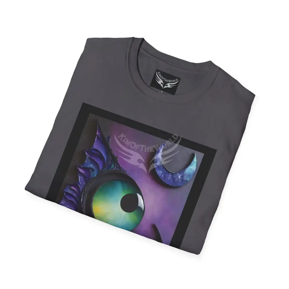 3D Eye Oil Painting - Softstyle T-Shirt T-Shirt