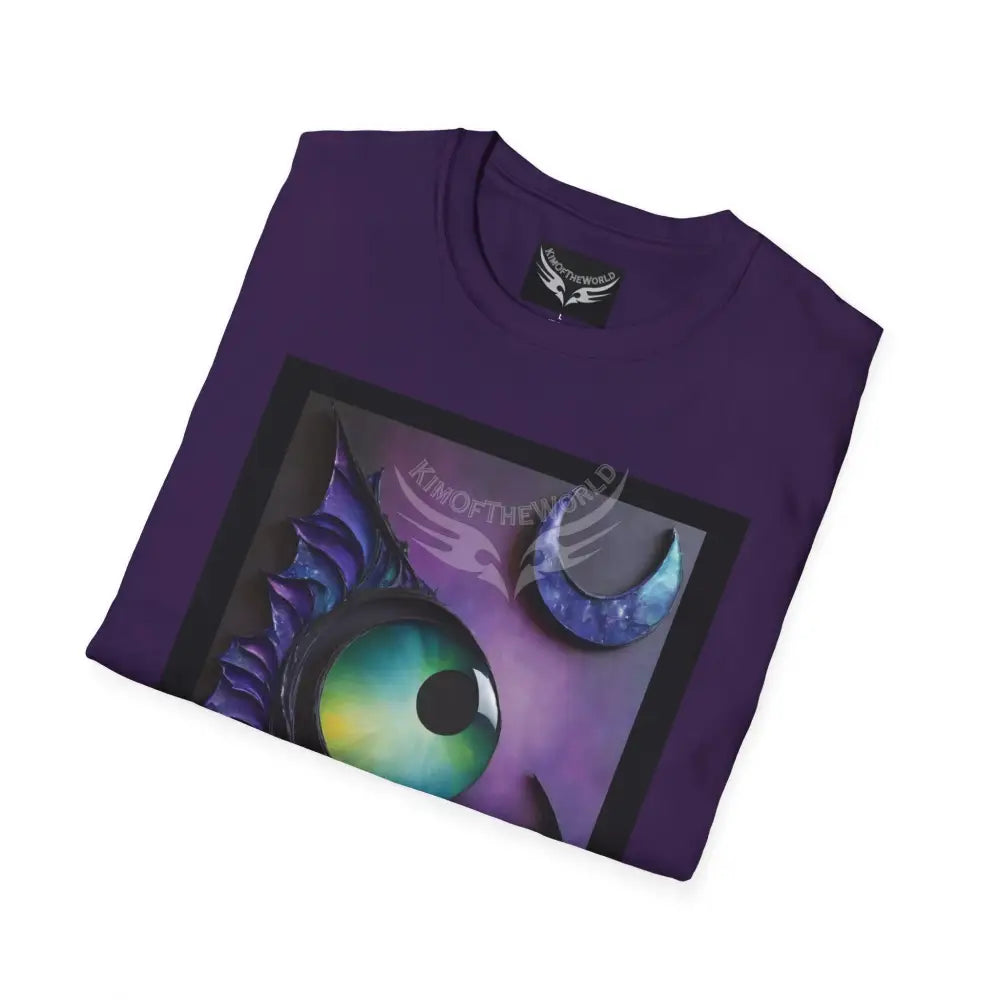 3D Eye Oil Painting - Softstyle T-Shirt T-Shirt