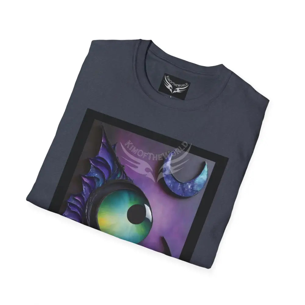 3D Eye Oil Painting - Softstyle T-Shirt T-Shirt