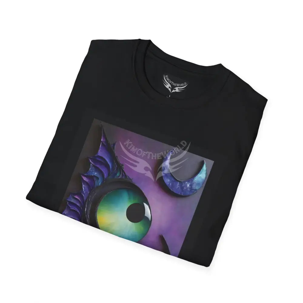 3D Eye Oil Painting - Softstyle T-Shirt T-Shirt