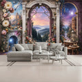 3D Fantasy Windows Unpasted Mural Wallpaper 144’’x100’’ - 144’’x100’’ - Wall Coverings