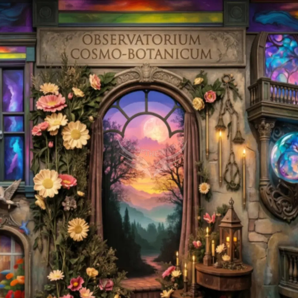 3D Floral Window Fantasy Unpasted Mural Wallpaper 144’’x100’’ - 144’’x100’’ - Wall Coverings