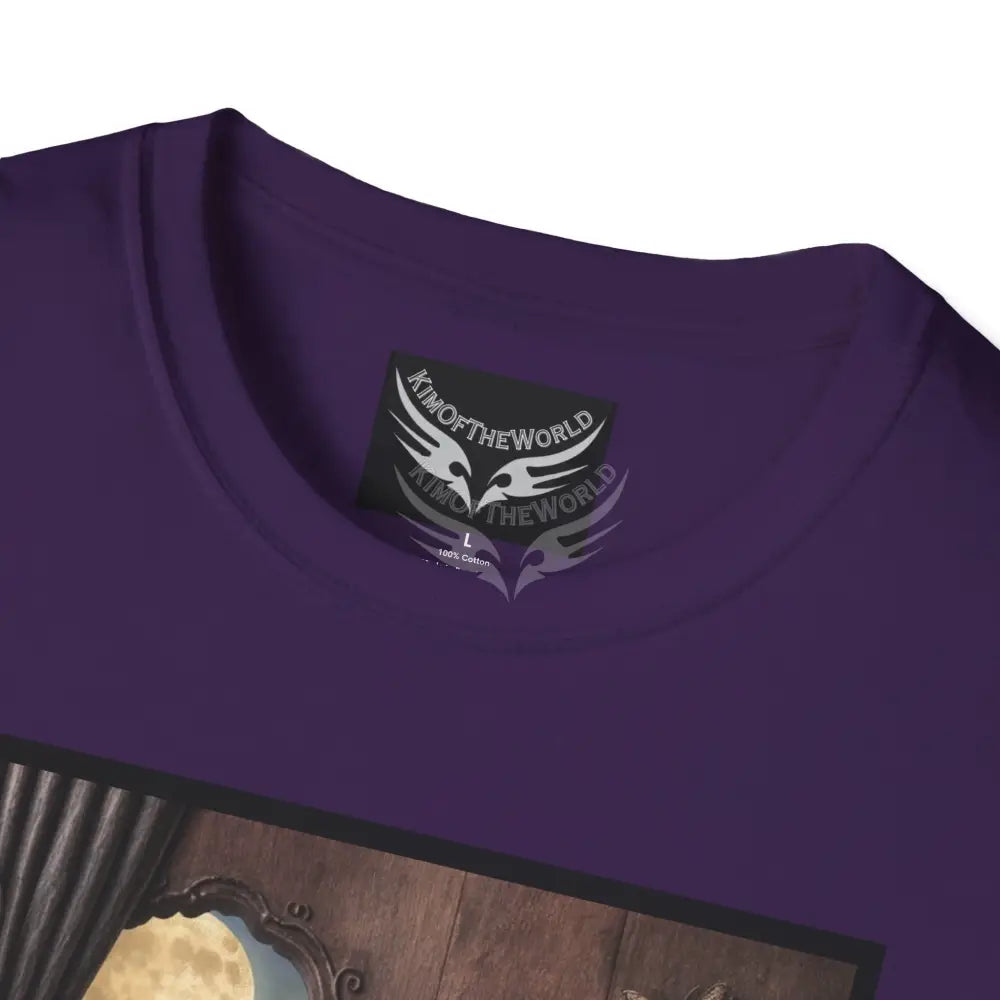 3D Floral Window - Softstyle T-Shirt T-Shirt