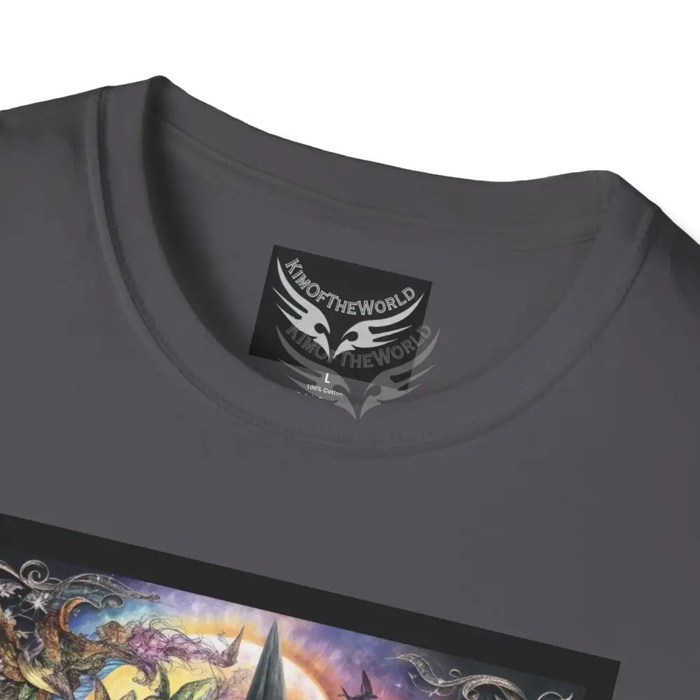 3D Floral Witch - Softstyle T-Shirt T-Shirt