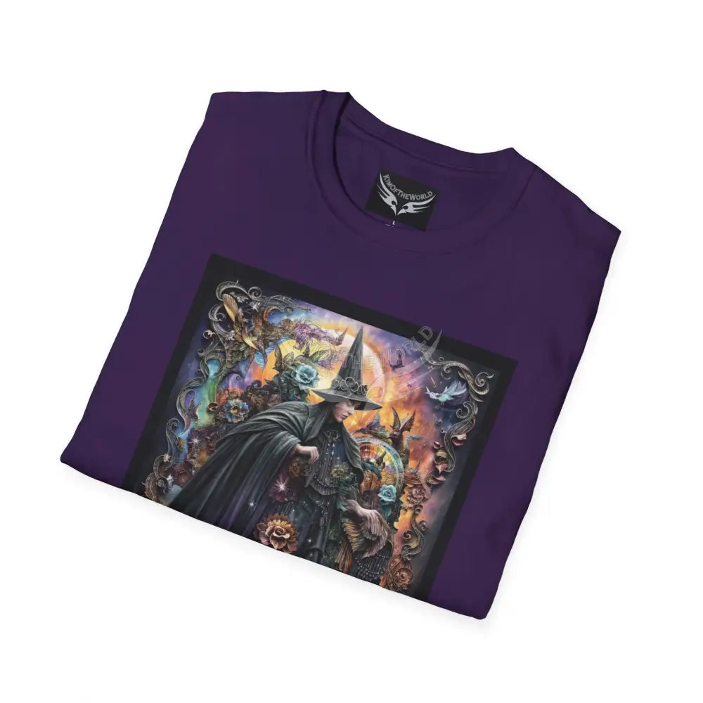 3D Floral Witch - Softstyle T-Shirt T-Shirt