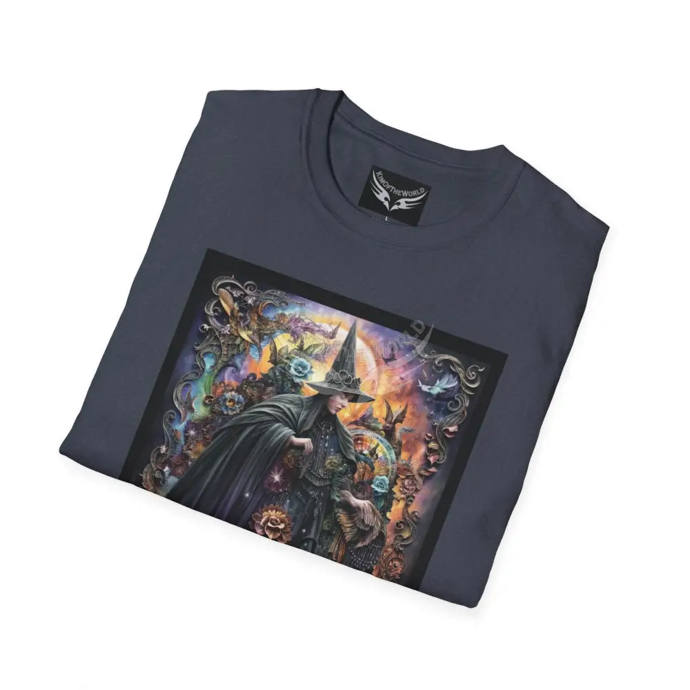 3D Floral Witch - Softstyle T-Shirt T-Shirt