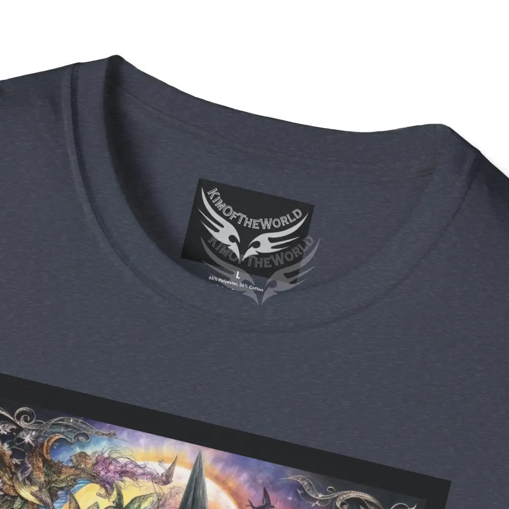 3D Floral Witch - Softstyle T-Shirt T-Shirt