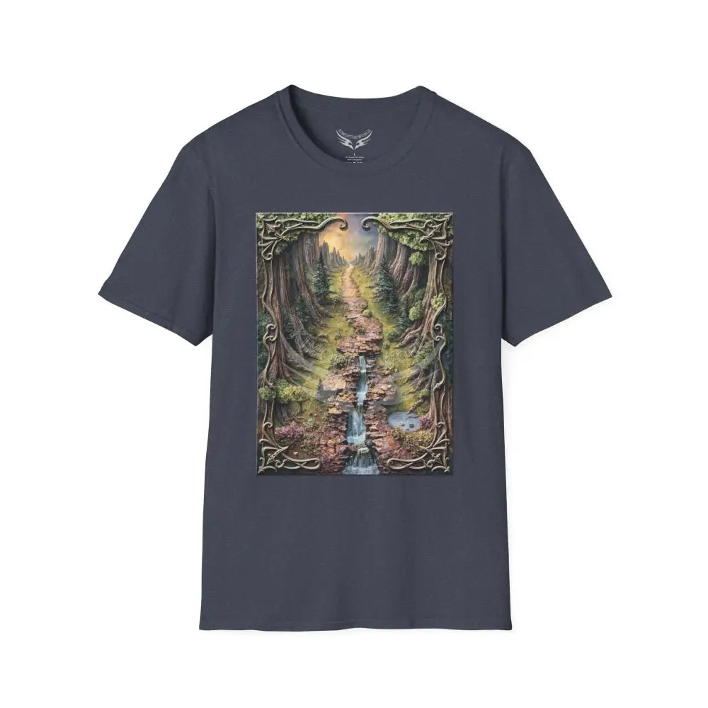 3D Gaming Trail T-Shirt Heather Navy / S T-Shirt