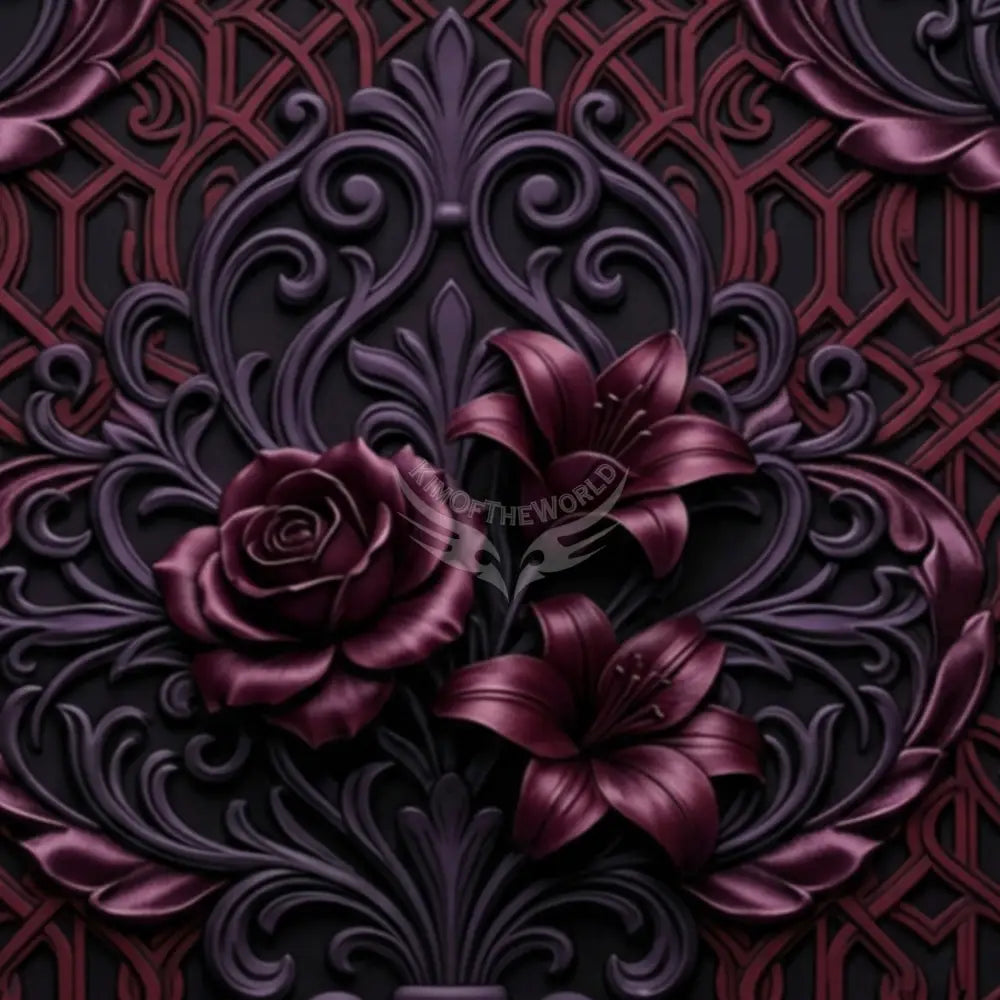 3D Giant Deep Satin Burgundy Unpasted Mural Wallpaper 144’’x100’’ 144’’x100’’ Wall Coverings