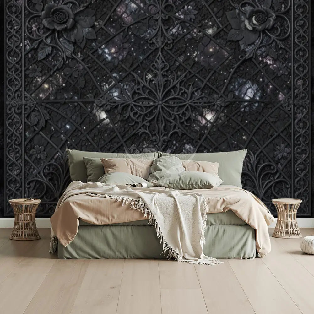 3D Gothic Cosmos Unpasted Mural Wallpaper 144’’x100’’ - 144’’x100’’ - Wall Coverings