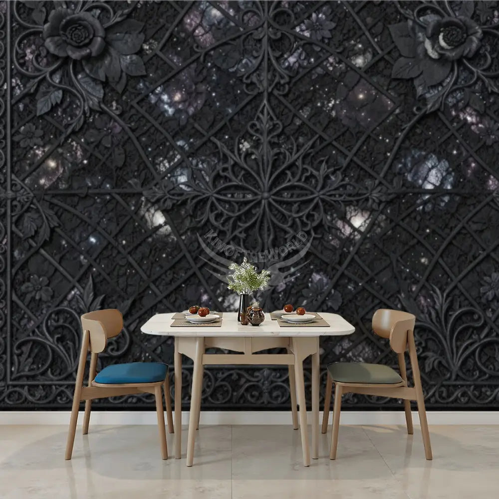 3D Gothic Cosmos Unpasted Mural Wallpaper 144’’x100’’ - 144’’x100’’ - Wall Coverings