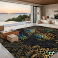 3D Gothic Rainbow Animal Print Large Area Rug Floor Carpet 10x8 120’’x96’’ Rugs & Mats
