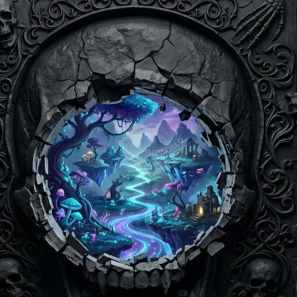 3D Gothic Skull Unpasted Mural Wallpaper 144’’x100’’ 144’’x100’’ Wall Coverings