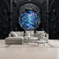 3D Gothic Skull Unpasted Mural Wallpaper 144’’x100’’ 144’’x100’’ Wall Coverings