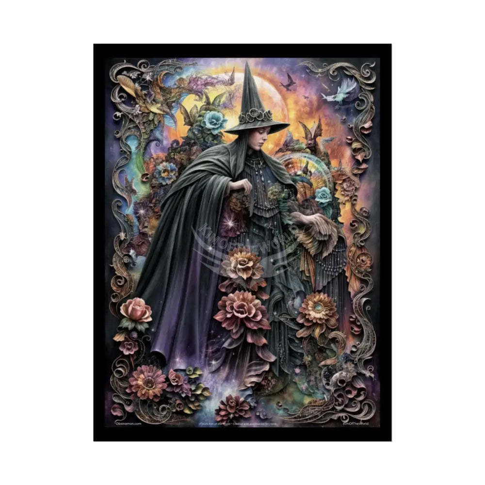 3D Gothic Weird World Pop-Out Multi-Dimension Sunset & Black Matte Bedded Landscapes - rolled poster single set pieces