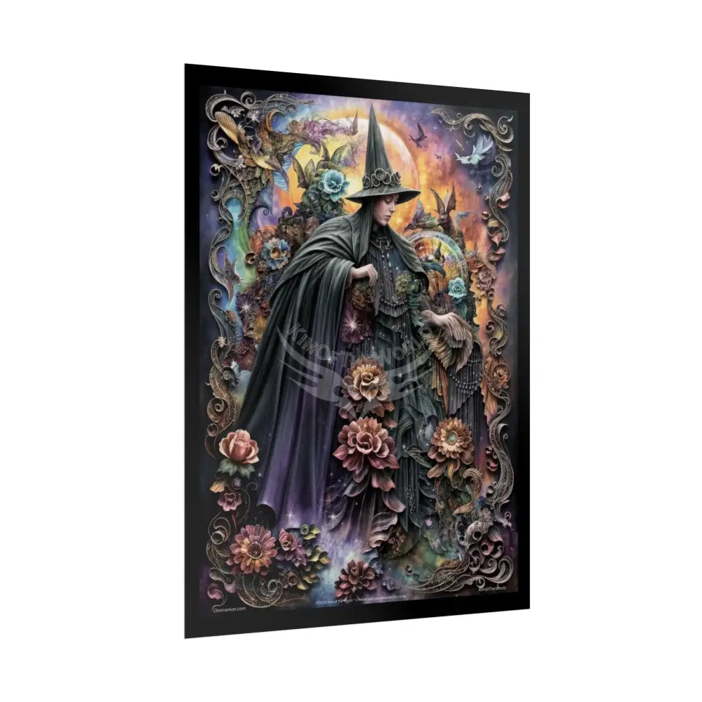 3D Gothic Weird World Pop-Out Multi-Dimension Sunset & Black Matte Bedded Landscapes - rolled poster single set pieces