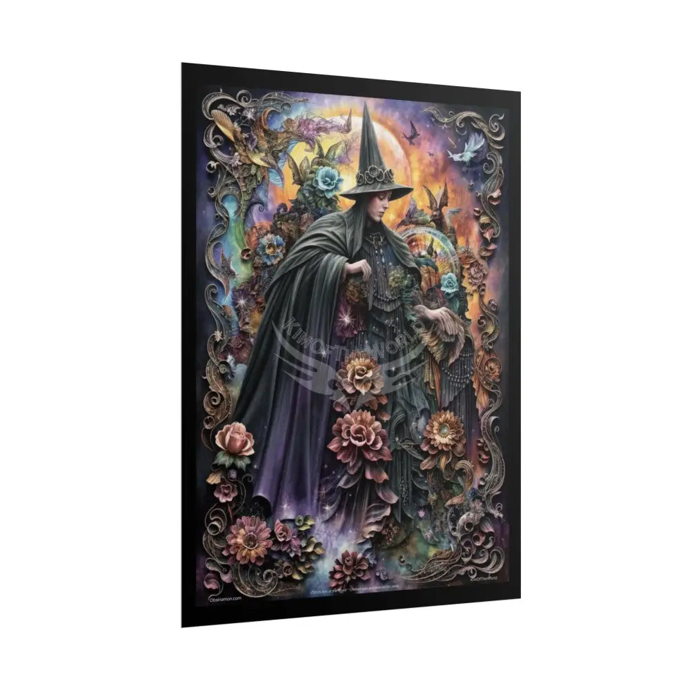3D Gothic Weird World Pop-Out Multi-Dimension Sunset & Black Matte Bedded Landscapes - rolled poster single set pieces