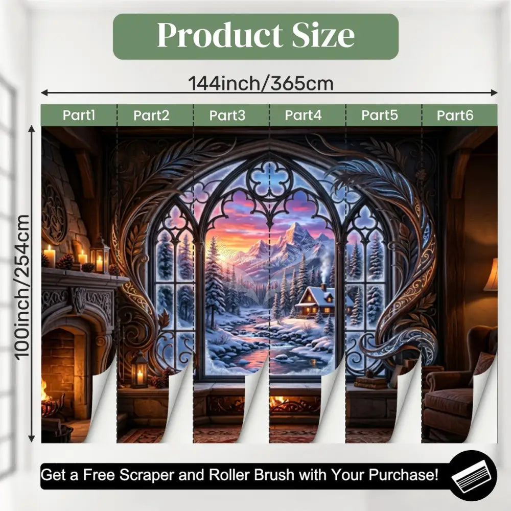 Unpasted Mural Wallpaper 144’’x100’’ 144’’x100’’ Wall Coverings
