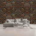 3D Kitchen Utensil Giant Earth Tone Unpasted Mural Wallpaper 144’’x100’’ 144’’x100’’ Wall Coverings