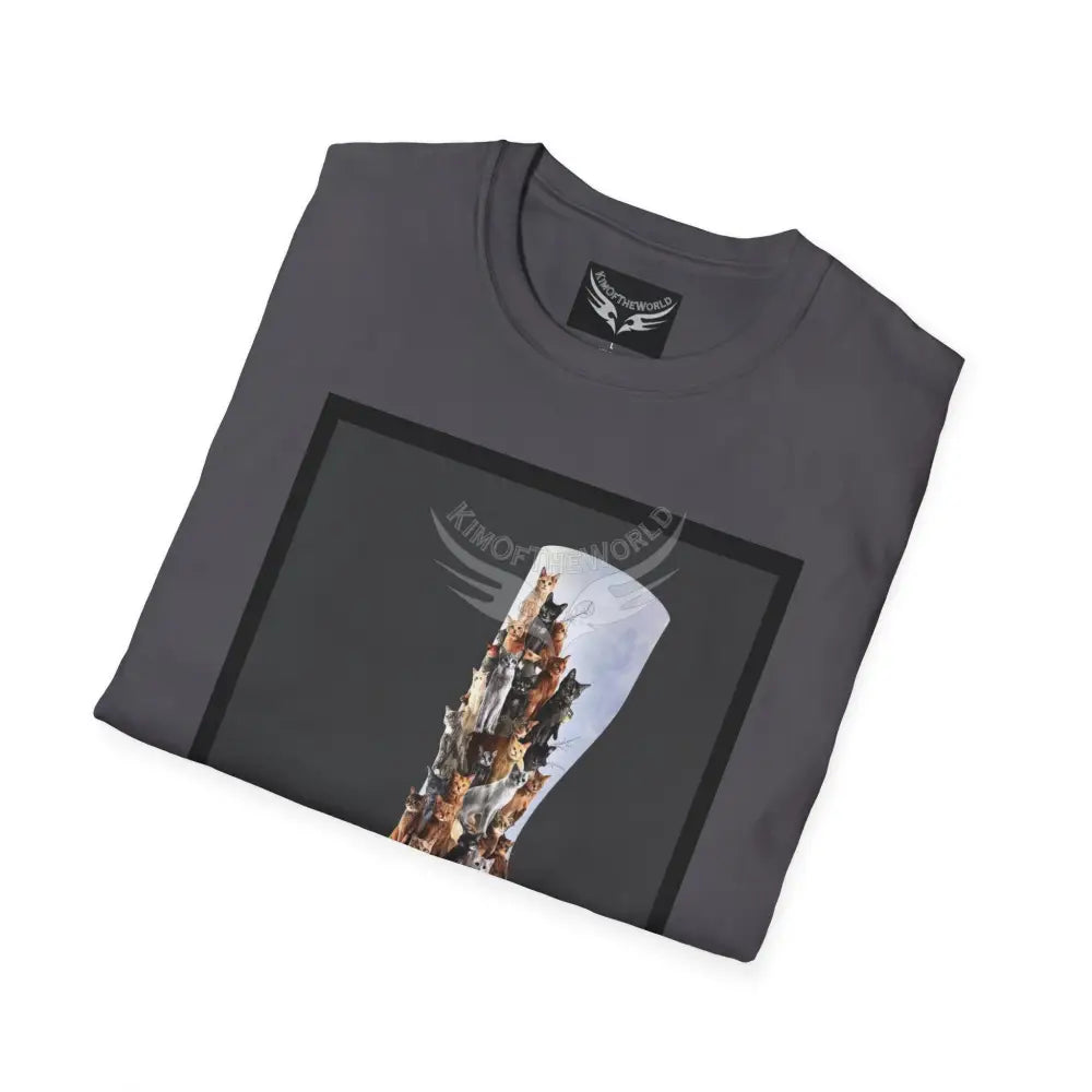 3D Kitty Cat Boot - Softstyle T-Shirt T-Shirt