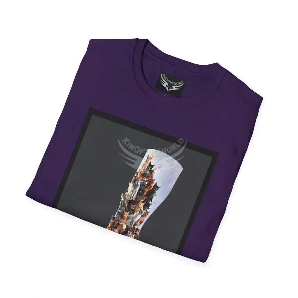 3D Kitty Cat Boot - Softstyle T-Shirt T-Shirt