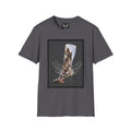 3D Kitty Cat Boot - Softstyle T-Shirt Charcoal / XS T-Shirt